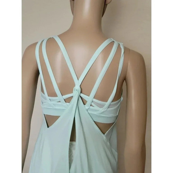 Lululemon Nouveau Limits Tank Top Sports Bra Sea Mist Size 4 - Picture 5 of 9